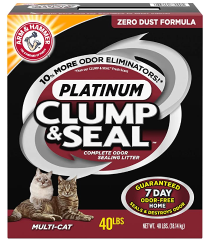 Arm & Hammer Clump & Seal Platinum Cat Litter