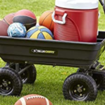 Garden Dump Cart with Steel Frame