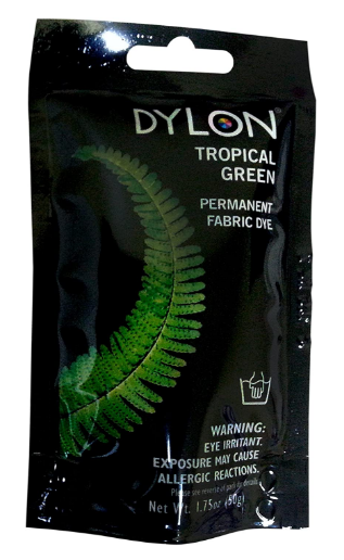 Permanent Fabric Dye, 1.75-Ounce, Tropical Green