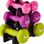 Amazon Basics Neoprene Coated Dumbbell Hand Weight Set
