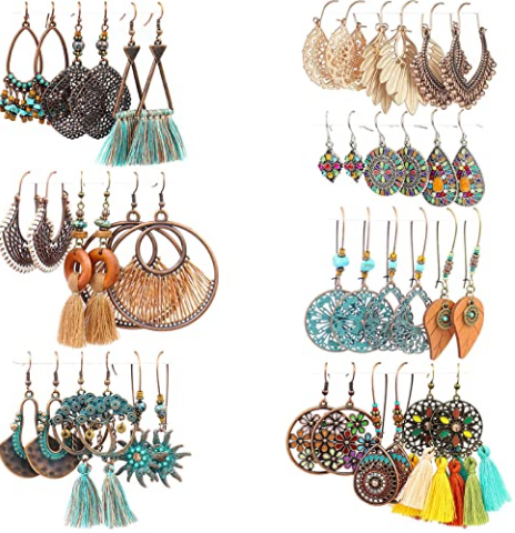 Boho Drop Dangle Earrings